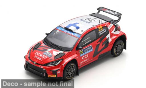 Modelauto Toyota Yaris Rally2 GR Rally 2 Rally Finland 2024 Gazoo Racing WRT #39 J.M.Latvalla/J.H&Atilde;&curren;nninen 1/43 Spark