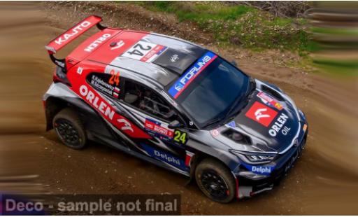 Modelauto Toyota Yaris Rally2 GR Rally 2 Rally Chile 2025 #24 K.Kajetanowicz/M.Szczepaniak 1/43 IXO