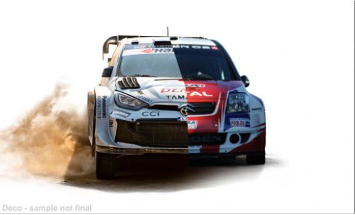 Modelauto Toyota Yaris Rally2 GR Rally1 + Citroen C3 2025 1/43 IXO