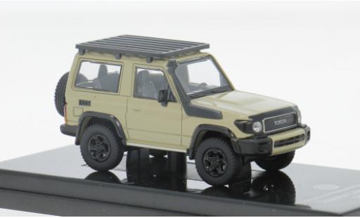 Modelauto Toyota Land Cruiser 70 71 beige 2023 1/64 Para64