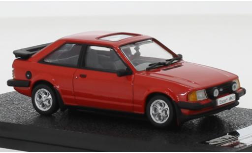 Modelauto Ford Escort XR3i MkIII rood RHD 1983 1/43 Triple 9 Collection