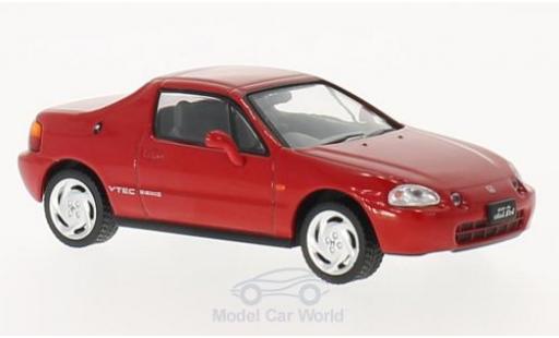 Modelauto Honda CR-X Del Sol Delsol rood RHD 1992 1/43 Triple 9 Collection