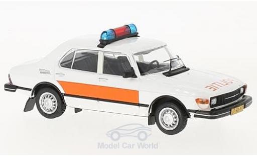 Modelauto Saab 99 Base Gemeente Politie Culemborg (NL) 1983 1/43 Triple 9 Collection