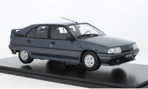 Modelauto Citroen BX GTI metallic grijs 1990 1/18 Triple 9 Collection
