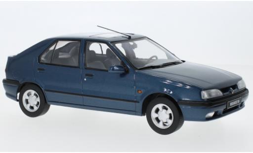 Modelauto Renault 19 Base metallic blauw 94 1/18 Triple 9 Collection