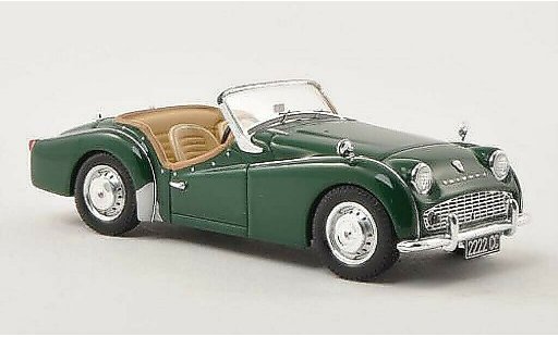 Triumph TR3 A 1/43 Spark groen RHD 1957 modelauto