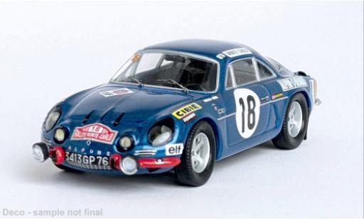 Modelauto Alpine A110 rallye Rally Monte Carlo 1970 #18 1/43 Trofeu