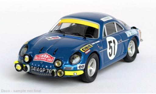 Modelauto Alpine A110 rallye Rally Monte Carlo 1970 #51 1/43 Trofeu