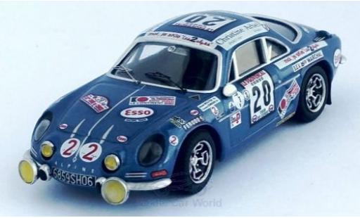 Modelauto Alpine A110 rallye Renault A 110 No.20 Rally WM Tour de Corse 1975 M.Mouton/F.Conconi 1/43 Trofeu