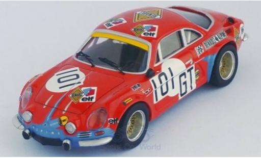 Modelauto Alpine A110 rallye Renault No.101 Deutsche Renault Automobile 1000 Km N&Atilde;&frac14;rburgring 1971 H.Schulze-Schwering/T.Betzler 1/43 Trofeu