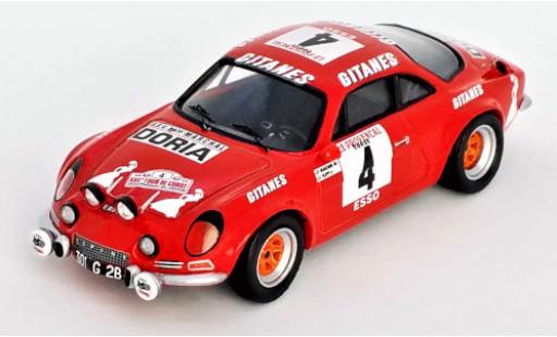 Modelauto Alpine A110 rallye Renault No.4 Gitanes Rally WM Tour de Corse 1978 J.P.Manzagol/J.F.Filippi 1/43 Trofeu