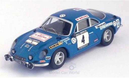 Modelauto Alpine A110 rallye Renault No.4 RAC Rally 1971 O.Andersson/G.Phillips 1/43 Trofeu