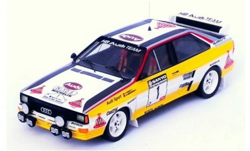 Modelauto Audi Quattro rallye No.1 HB Team HB Rally New Zealand 1984 W.R&Atilde;&para;hrl/C.Geistd&Atilde;&para;rfer 1/43 Trofeu