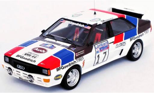 Modelauto Audi Quattro rallye No.17 Rally WM RAC Rally 1984 J.Buffum/N.Wilson 1/43 Trofeu