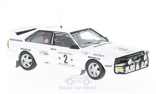 Modelauto Audi Quattro rallye No.2 Rally WM Rally Bandama 1983 L.Lampi/O.Harsch 1/43 Trofeu