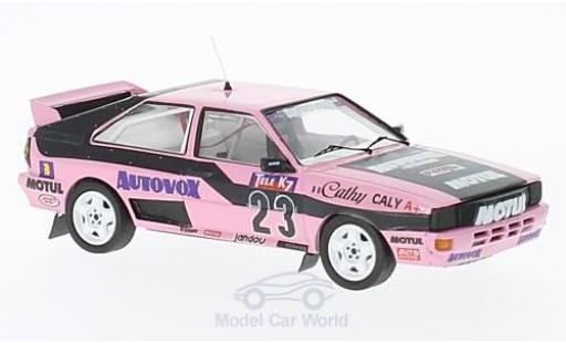 Modelauto Audi Quattro rallye No.23 Rally-Cross Luneville 1987 C.Caly 1/43 Trofeu