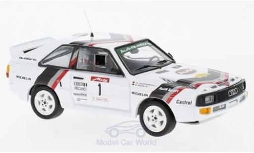 Modelauto Audi Sport Quattro rallye No.1 Rally DM Rally Metz 1984 W.R&Atilde;&para;hrl/C.Geistd&Atilde;&para;rfer 1/43 Trofeu