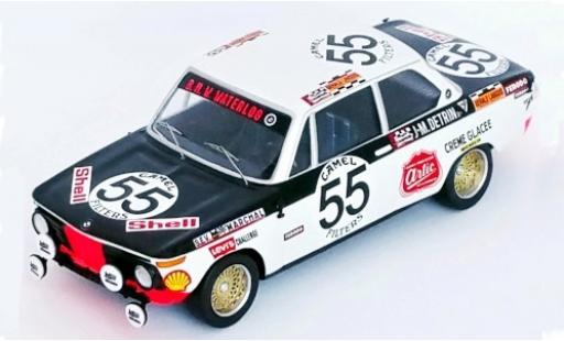 Modelauto Bmw 2002 course No.55 Waterloo 24h Spa Francorchamps 1972 R.Derom/J-M.Detrin 1/43 Trofeu