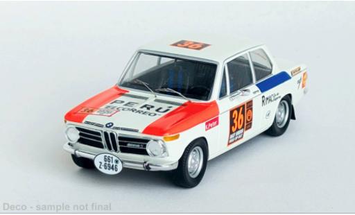 Modelauto Bmw 2002 ti Rally London - Mexiko 1970 #36 1/43 Trofeu