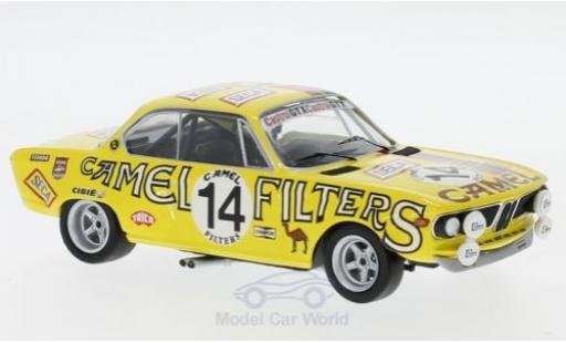 Modelauto Bmw 2800 CS No.14 Camel 24h Spa 1972 P.Toussaint/J-L.Haxhe 1/43 Trofeu