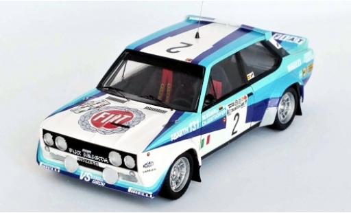 Modelauto Fiat 131 Abarth No.2 VS Olio Rally Zilverinien 1980 W.R&Atilde;&para;hrl/C.Geistd&Atilde;&para;rfer 1/43 Trofeu
