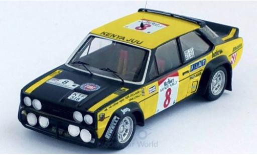 Modelauto Fiat 131 Abarth No.8 Safari Rally 1981 R.Colinge/J.Lyall 1/43 Trofeu