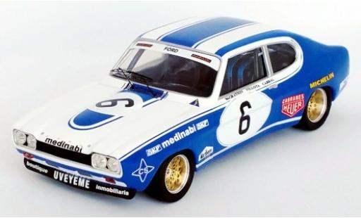Modelauto Ford Capri RS 2600 No.6 Medinabi 4h Jarama 1975 J.de Bagration/E.de Villota/N.Cabral 1/43 Trofeu