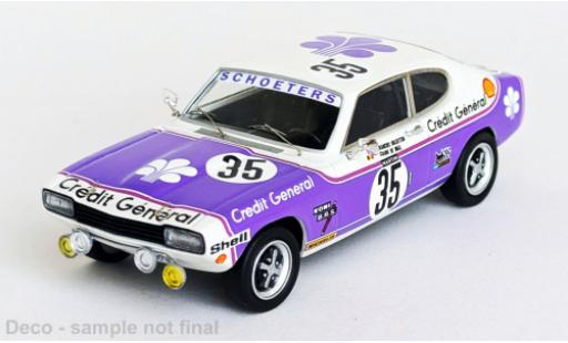 Modelauto Ford Capri 3000 GLX 24h Spa Francorchamps 1973 #35 1/43 Trofeu
