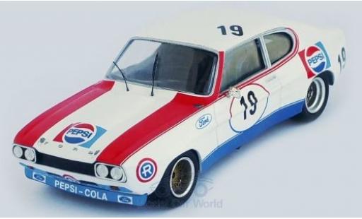 Modelauto Ford Capri RS 2600 MKI No.19 Pepsi 4h Monza 1973 A.R.Gimenez/J.Mesia 1/43 Trofeu