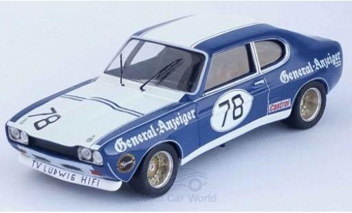Modelauto Ford Capri RS 2600 MKI No.78 General-Anzeiger DRM 1973 K.Ludwig 1/43 Trofeu