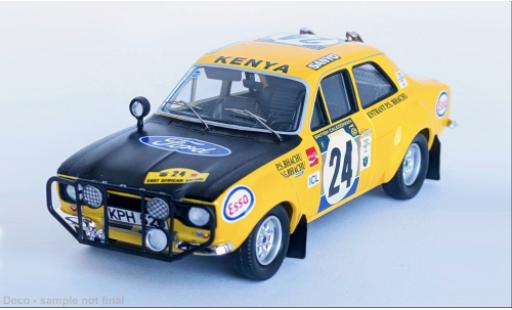 Modelauto Ford Escort MK1 MK I East African Safari Rally 1973 #24 1/43 Trofeu