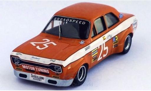 Modelauto Ford Escort MK1 MK I No.25 Broadspeed Vila Real 1973 R.Barrios 1/43 Trofeu