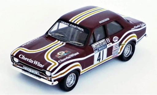 Modelauto Ford Escort MK1 MK I RHD No.41 Team Castrol Chevin Wine Rally WM RAC Rally 1974 T.Drumond/D.Richards 1/43 Trofeu