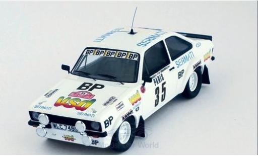 Modelauto Ford Escort RS 1800 MK II No.35 vsd Rally WM Rally Monte Carlo D.Snobeck/D.Emmanuelli 1/43 Trofeu