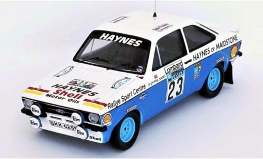 Modelauto Ford Escort RS 1800 MK II RHD No.23 Haynes Rally WM RAC Rally 1978 J.Taylor/P.Short 1/43 Trofeu