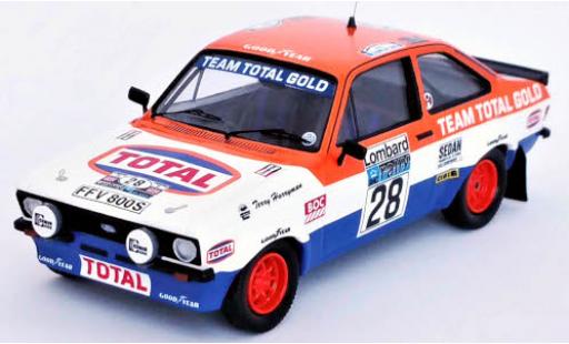 Modelauto Ford Escort RS 1800 Mk II RHD No.28 Total Rally WM RAC Rally 1979 M.Wilson/T.Harryman 1/43 Trofeu