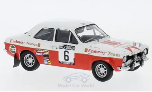 Modelauto Ford Escort MK1 No.6 Embassy RAC Rally 1971 R.Clark/J.Porter 1/43 Trofeu