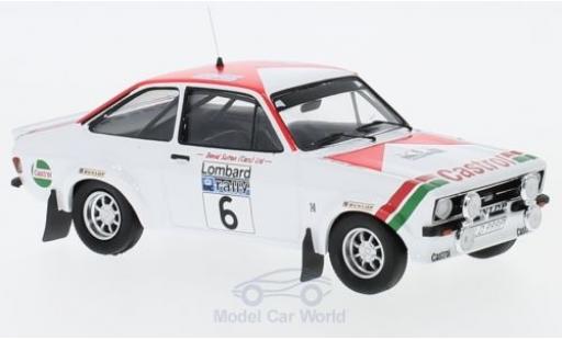 Modelauto Ford Escort RS 1800 MK2 No.6 Marlboro Rally WM RAC Rally 1978 met Decals A.Vatanen/O.Bryant 1/43 Trofeu