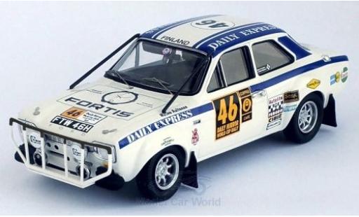 Modelauto Ford Escort MK1 MKI No.46 Daily Express London - Mexico World Cup Rally 1970 R.Aaltonen/H.Liddon 1/43 Trofeu