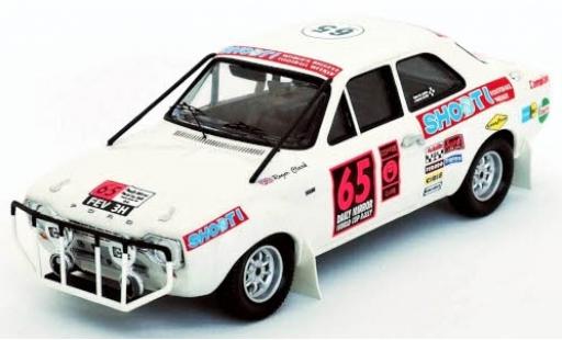 Modelauto Ford Escort MK1 MkI No.65 London - Mexico World Cup Rally 1970 R.Clark/A.Poole 1/43 Trofeu