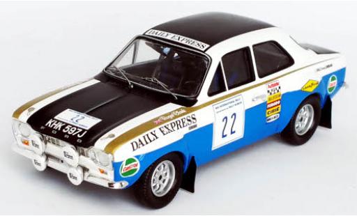Modelauto Ford Escort RS 1600 MkI No.22 Daily Express RAC Rally 1970 R.Clark/J.Porter 1/43 Trofeu
