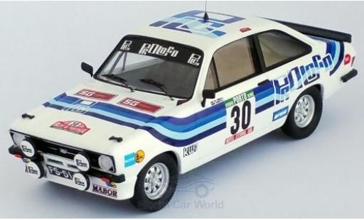 Modelauto Ford Escort Rally MKII No.30 WM Portugal 1980 J.M.Cunha/J.Barreto 1/43 Trofeu