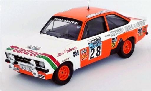 Modelauto Ford Escort Rally MkII RHD No.28 Team Castrol Castrol RAC 1978 M.Wilson/R.Palmer 1/43 Trofeu