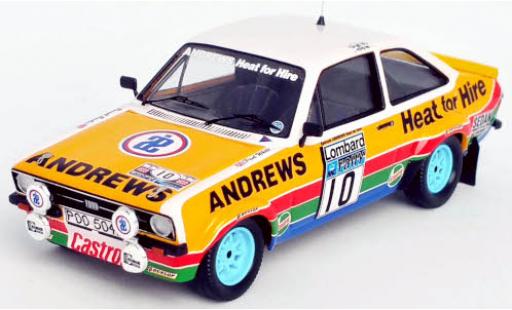 Modelauto Ford Escort RS 1800 MkII RHD No.10 Andrews Rally WM RAC Rally 1979 R.Brookes/P.White 1/43 Trofeu