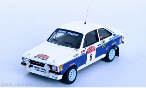 Modelauto Ford Escort RS 1800 MKII Rally Sanremo 1977 #1 1/43 Trofeu