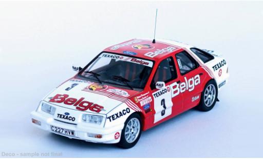 Modelauto Ford Sierra XR 4x4 Boucles de Spa 1988 #3 1/43 Trofeu