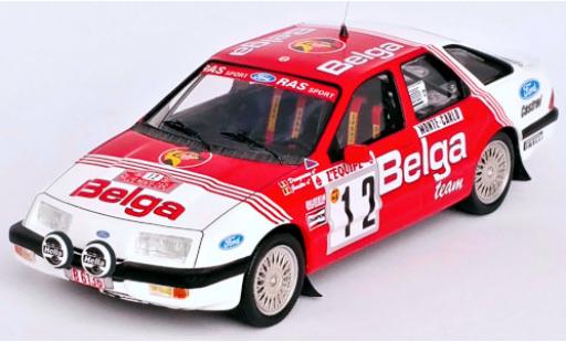 Modelauto Ford Sierra XR 4x4 No.12 Belga Rally WM Rally Monte Carlo 1987 R.Droogmans/R.Joosten 1/43 Trofeu