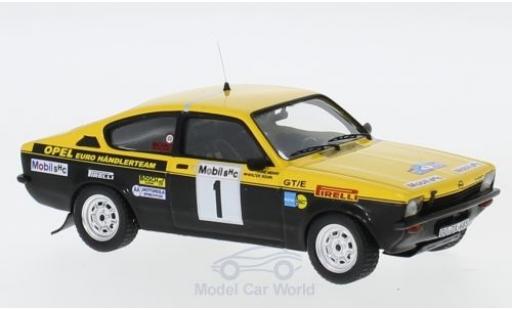 Modelauto Opel Kadett C GT/E C No.1 Euro H&Atilde;&curren;ndlerteam Rally DM Westfalen-Lippe Rally 1977 W.R&Atilde;&para;hrl/H.Menne 1/43 Trofeu