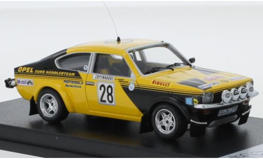 Modelauto Opel Kadett C GT/E C No.28 Rally WM Rally Monte Carlo 1976 A.Kull&Atilde;&curren;ng/C.-G.Andersson 1/43 Trofeu