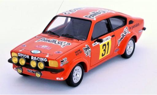 Modelauto Opel Kadett GT/E No.31 Pantashop Rally WM Rally Monte Carlo 1978 C.Dorche/J.B.Vieu 1/43 Trofeu